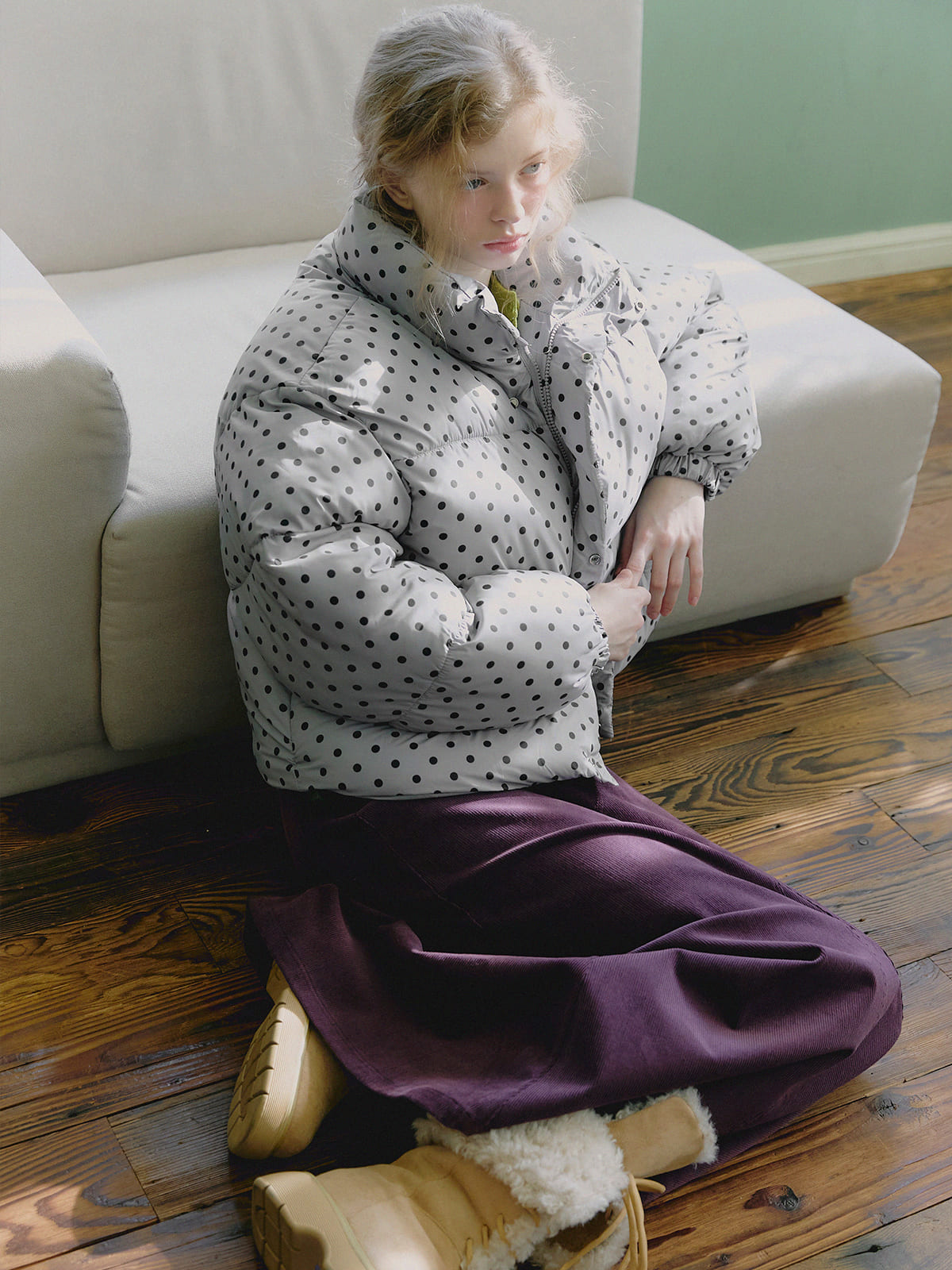 [TWEE] Shaco dot short padded jumper