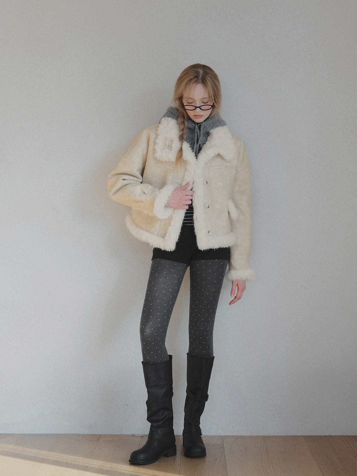 [TWEE] Oblin Color-Block Kunstwildleder Mustang