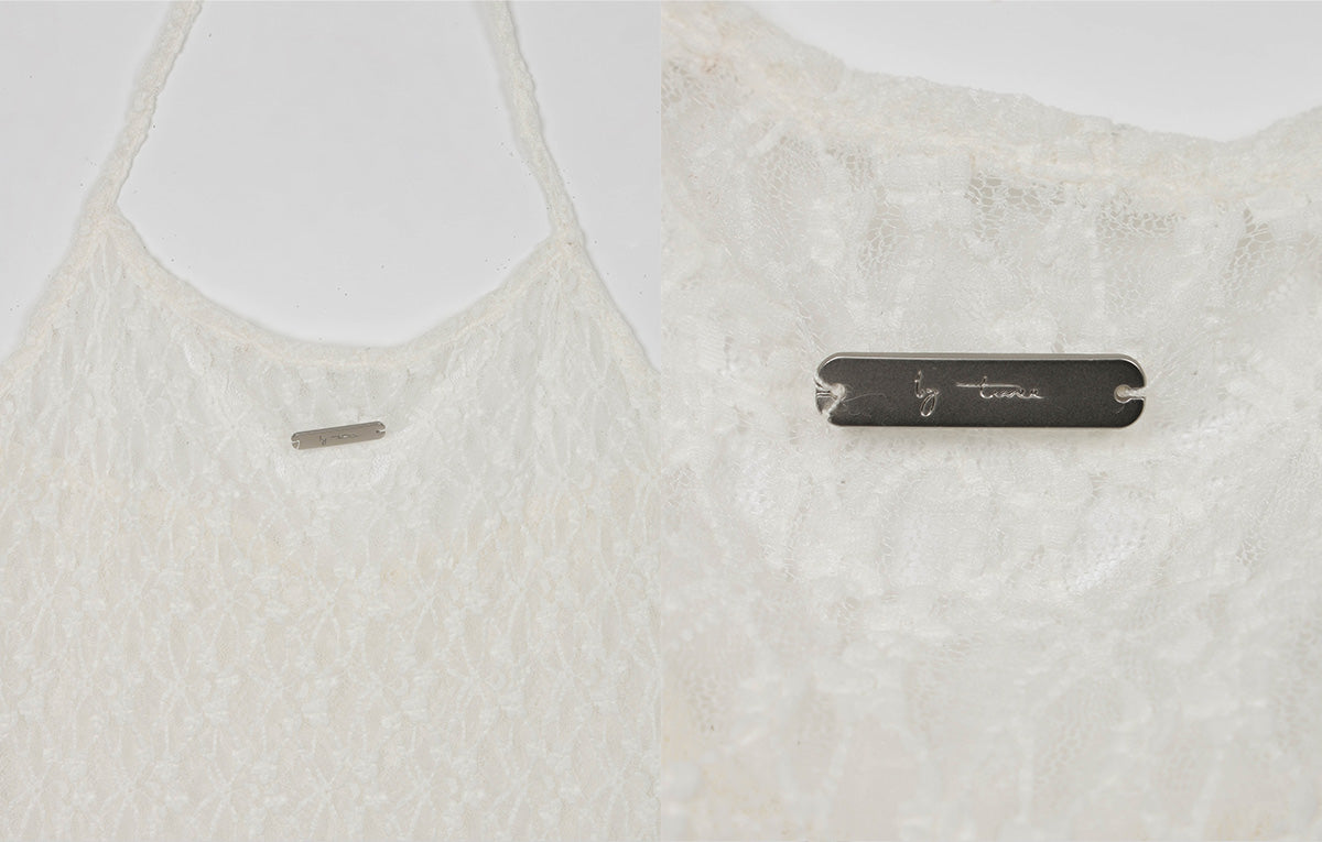 [TWEE] Kits Symbol Top halter in pizzo