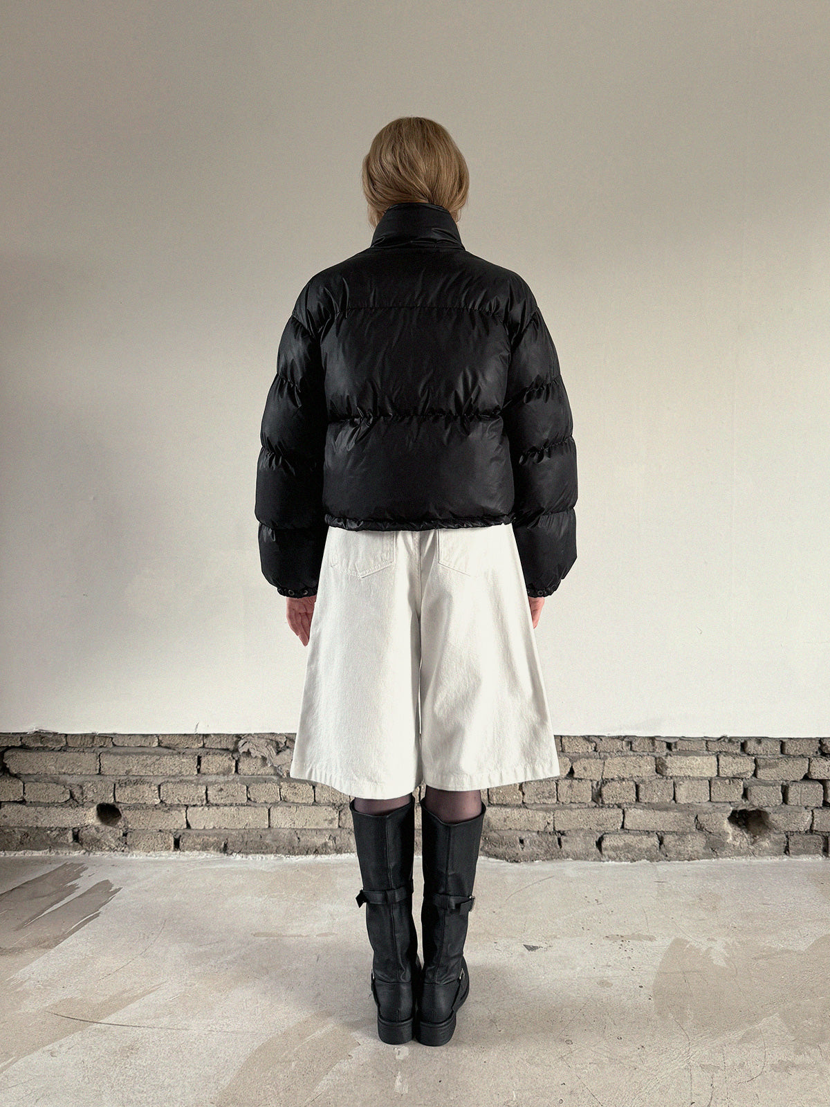 [TWEE] Maglione Corto Imbottito Basic Nitcon