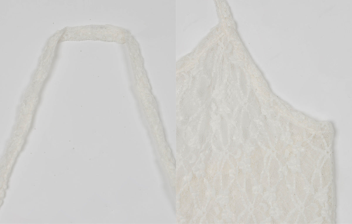 [TWEE] Kits Symbol Top halter in pizzo