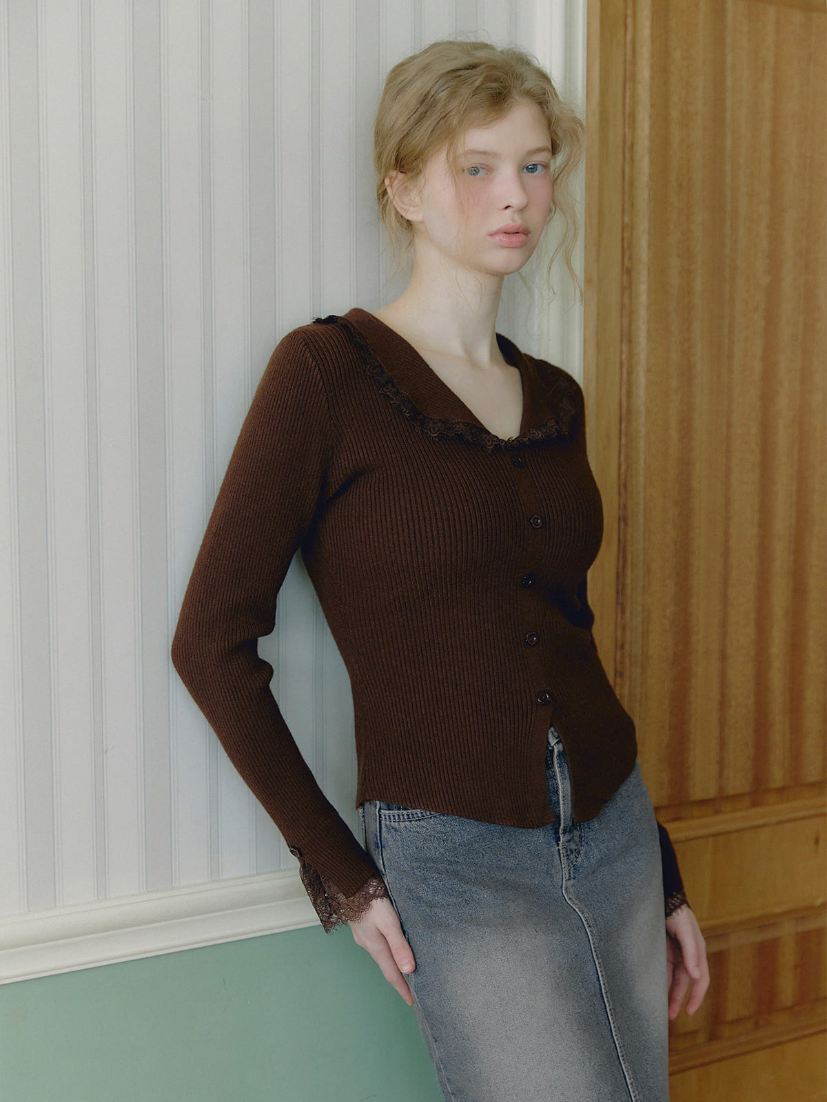 [TWEE] Veron Spitzenblumen-Strick