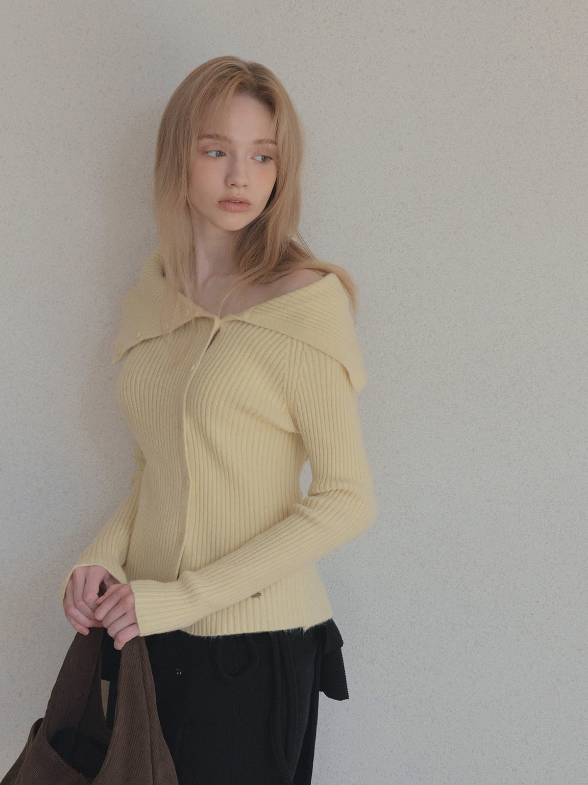 [TWEE]Cohen Sailor Unbalancierter Knopfstrick