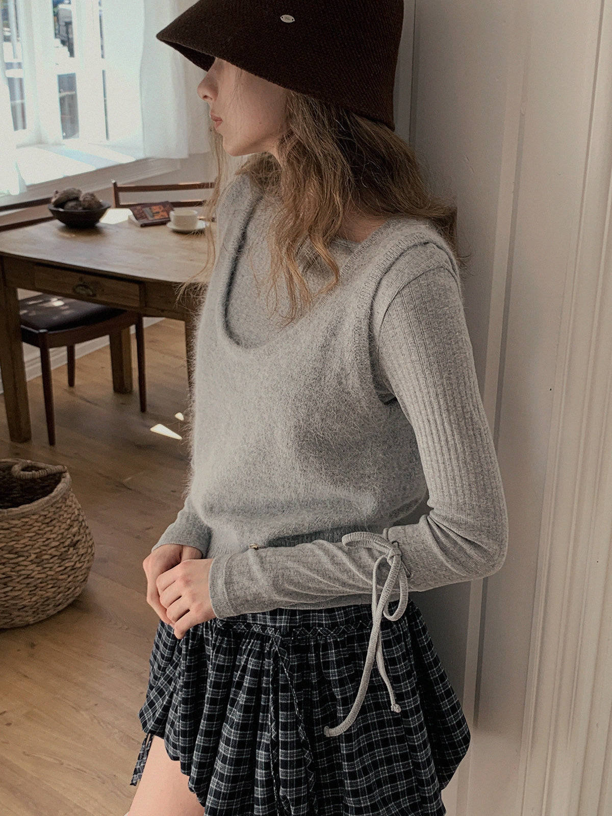 [TWEE] Ferdin Hairy Knit Vest