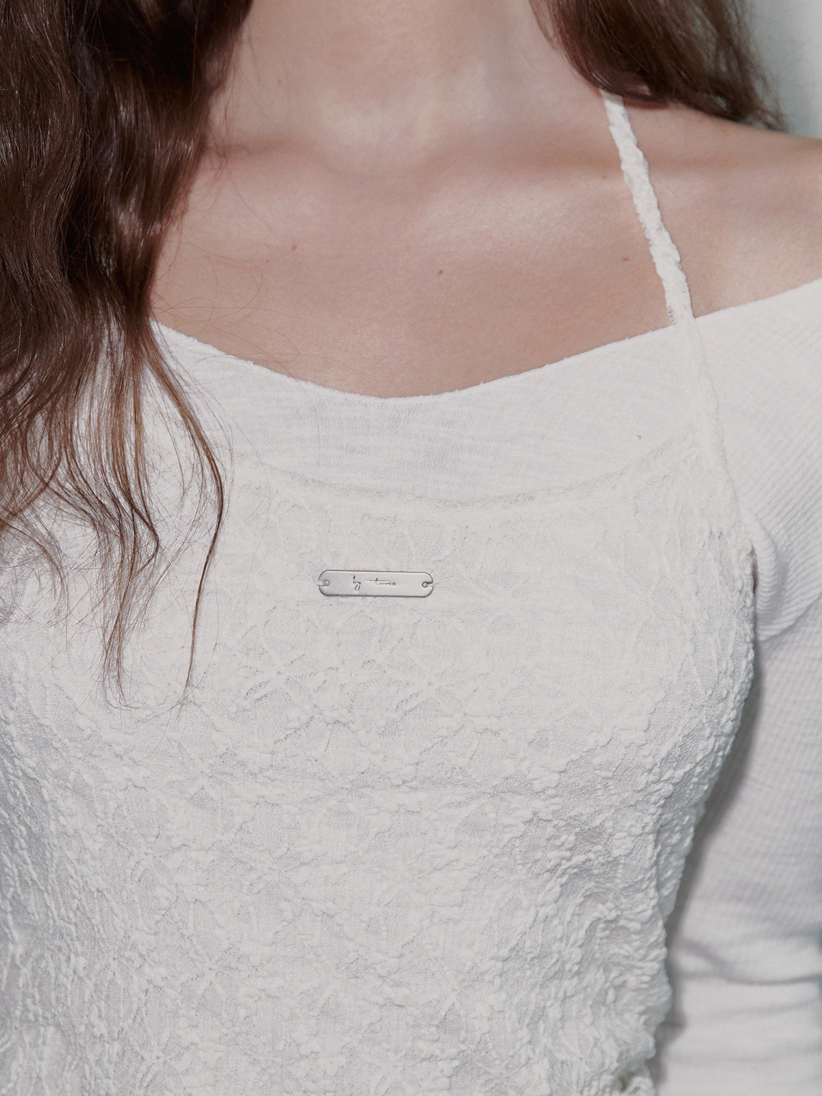 [TWEE] Kits Symbol Top halter in pizzo