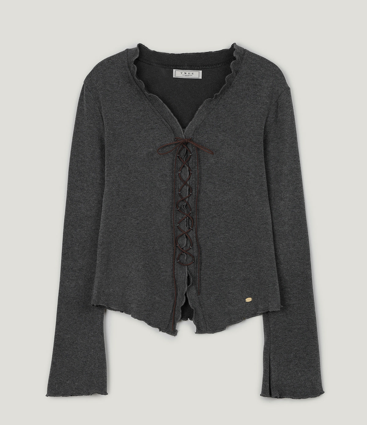 [TWEE] Tiver Rüschen-Corsagen-Longsleeve