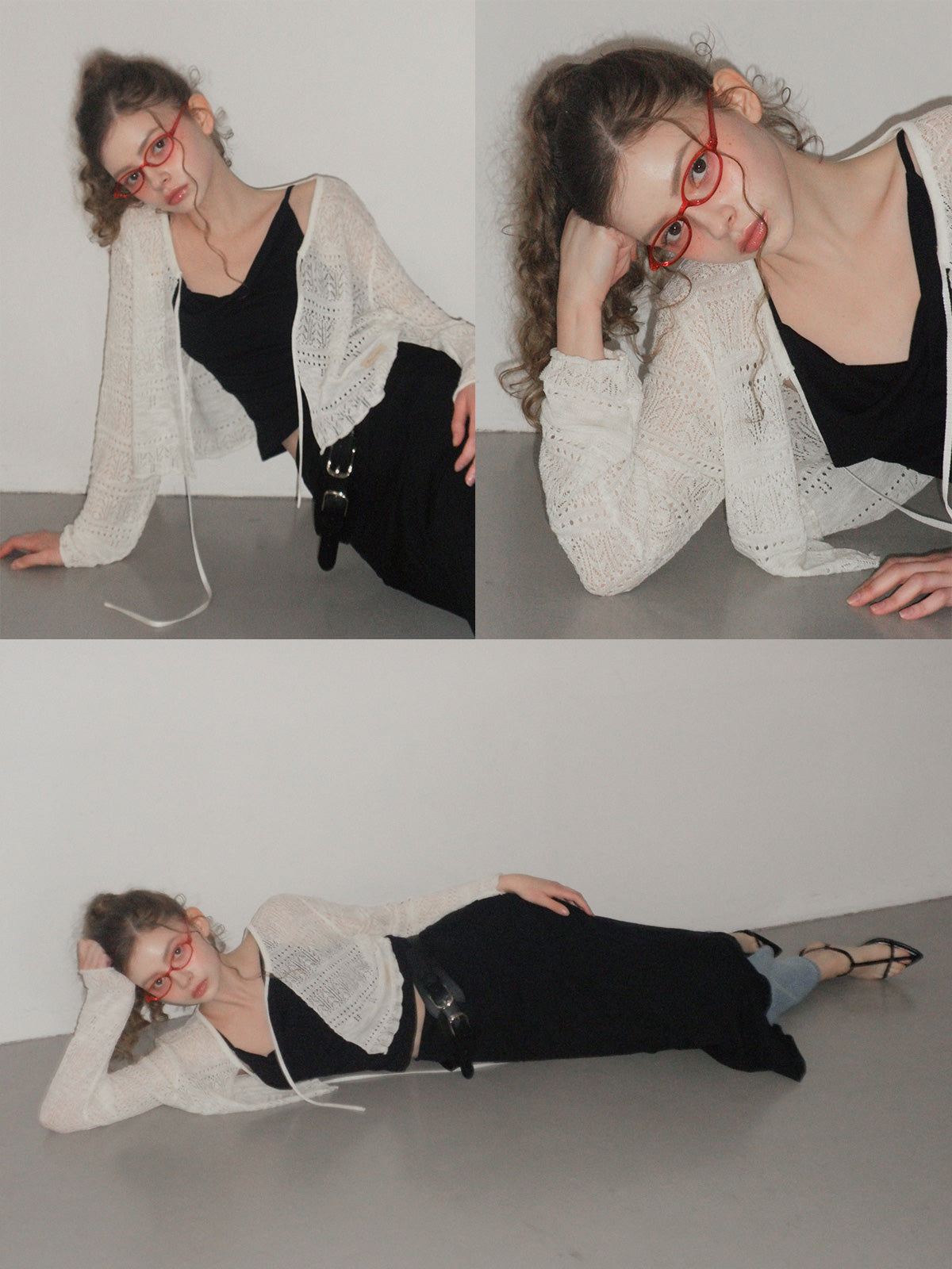 [TWEE] Buechen Punching Scasi Cardigan