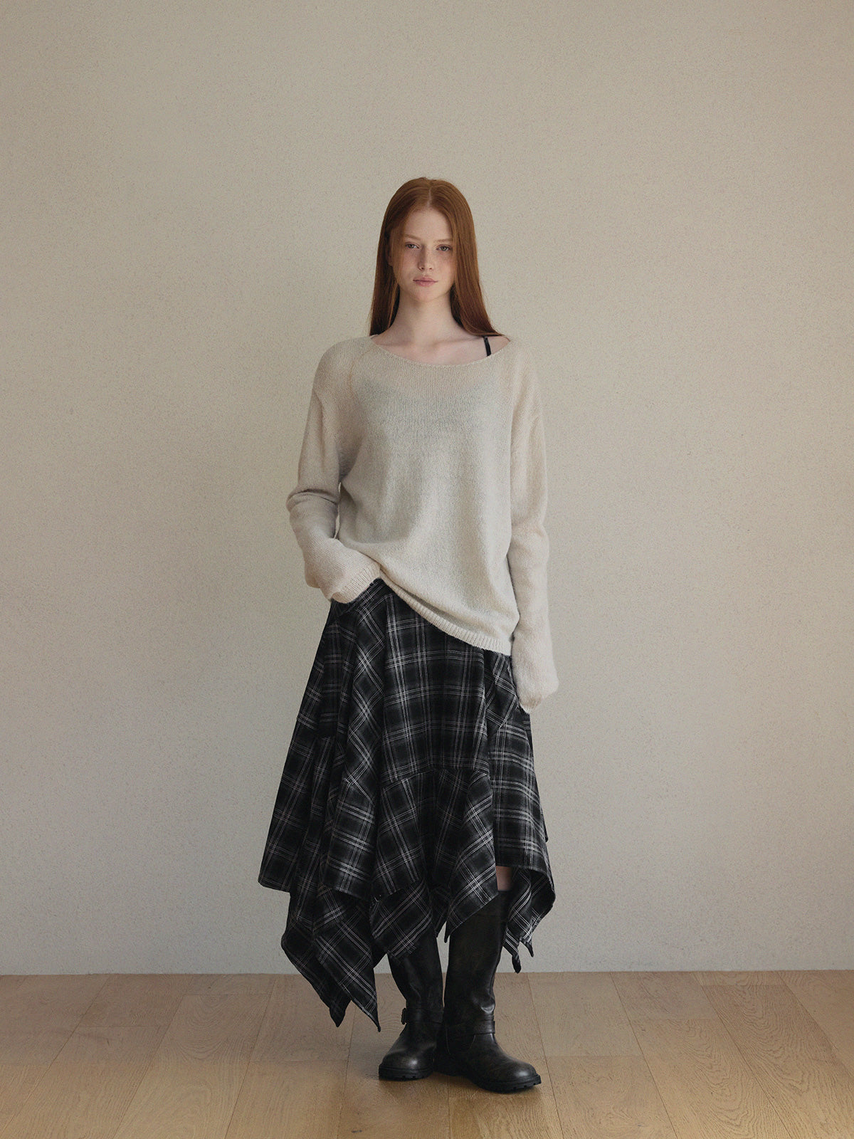 [TWEE] Gran Loose-Fit Long-Sleeve Knit