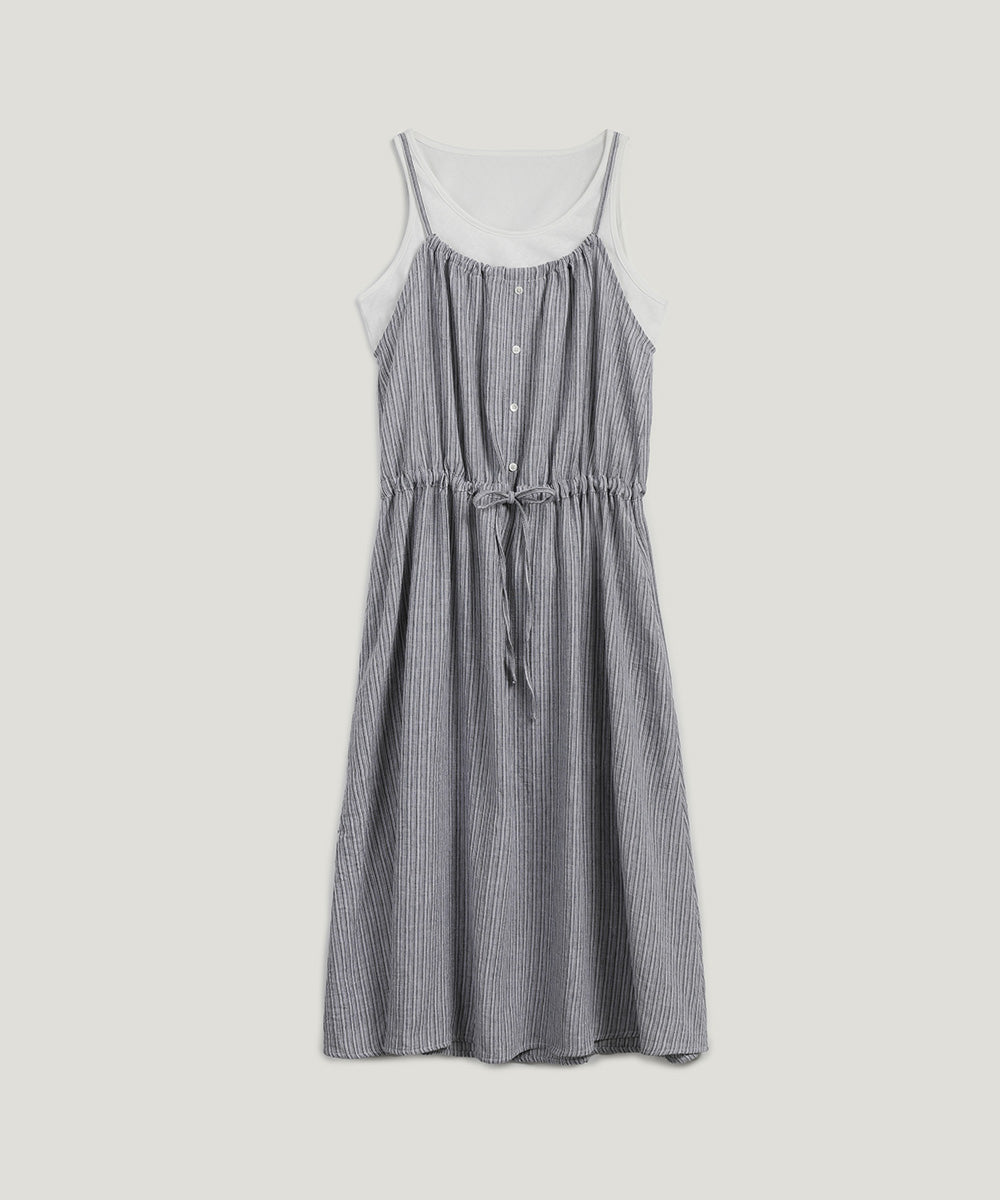 [TWEE] Comfy Check Sleeveless Dress Set