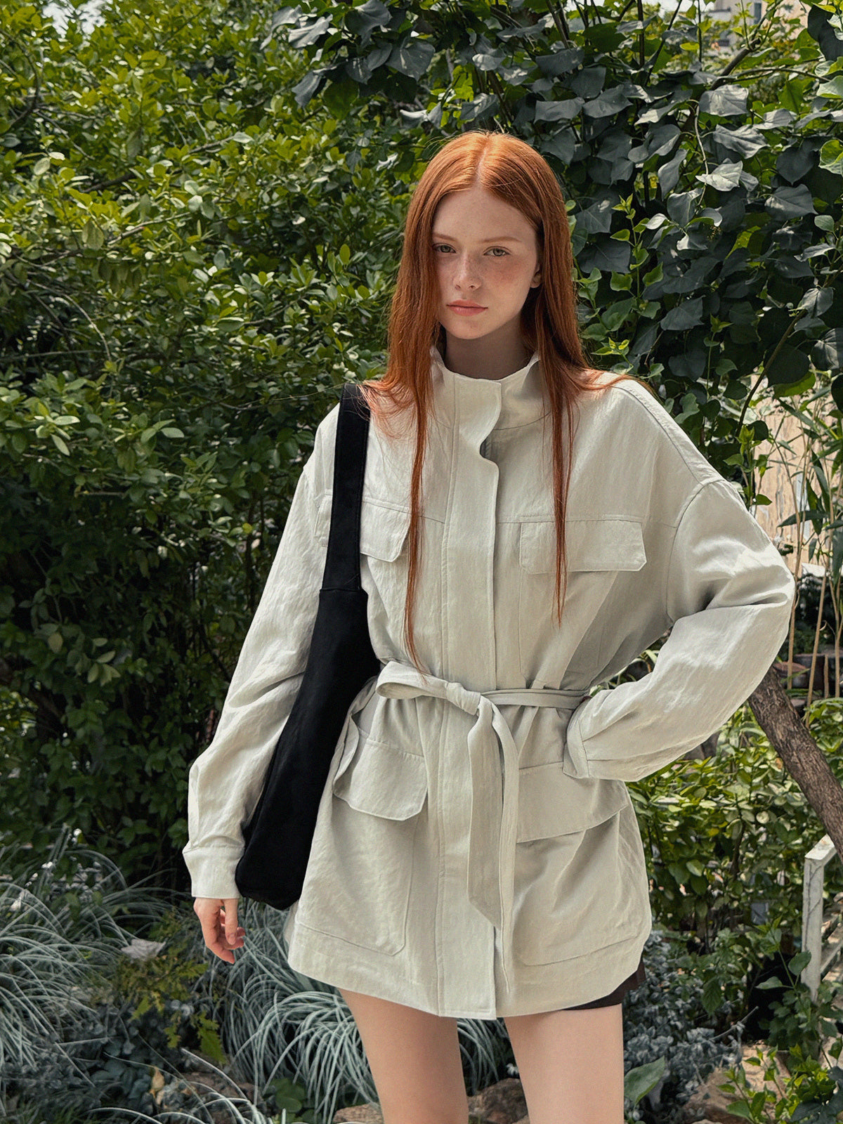 [TWEE] Kael Pocket Half Jumper (Strap Set)