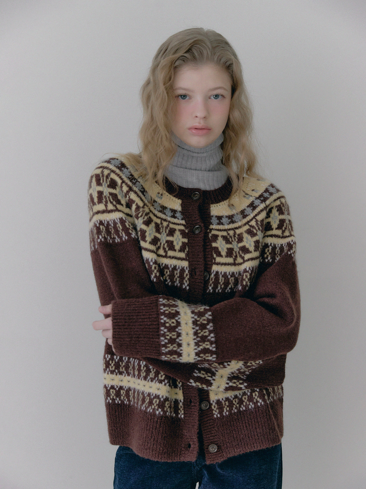 [TWEE] Epin Nordic Strick-Cardigan