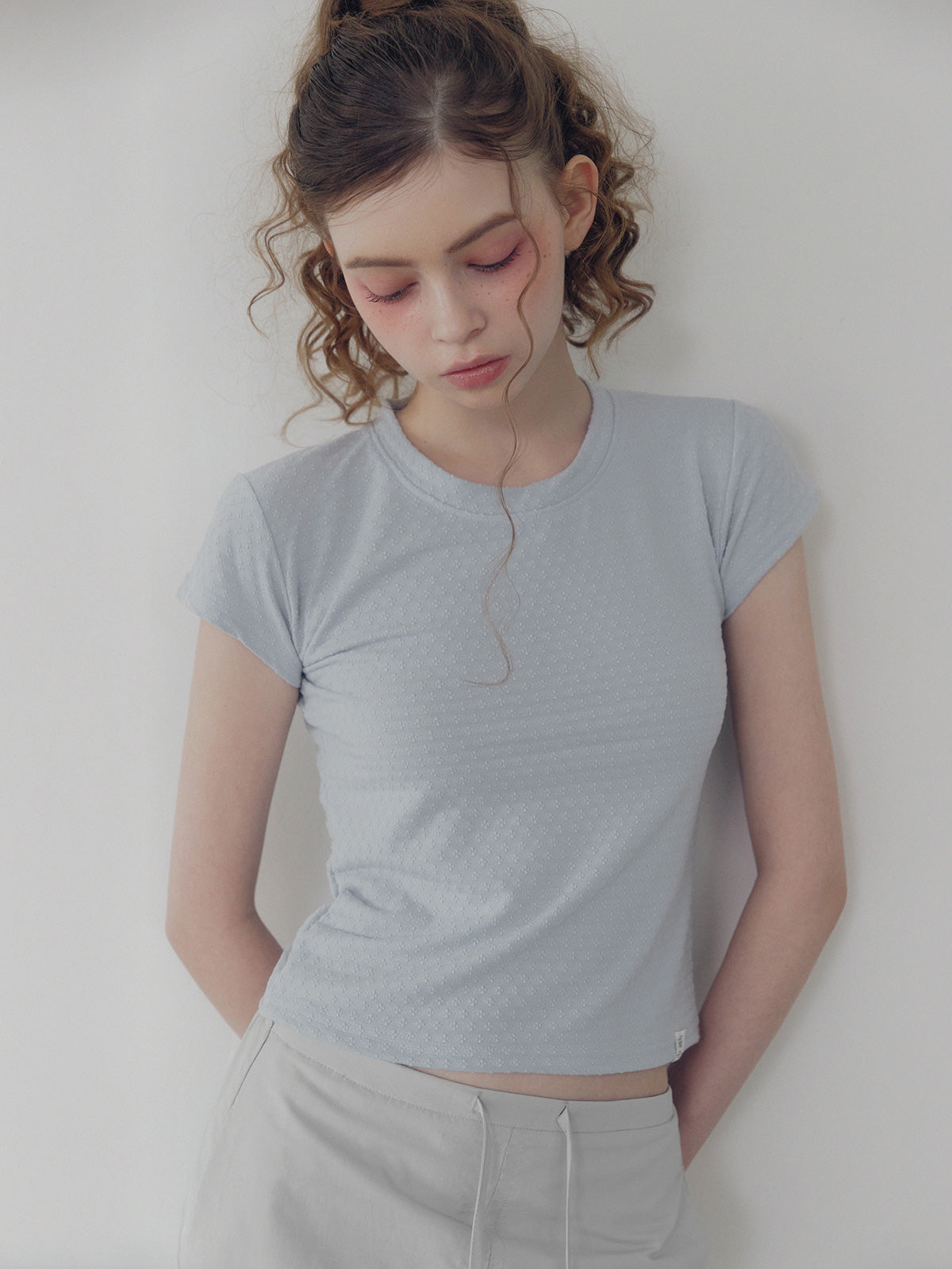 [TWEE] Ruen Jacquard Short-Sleeve T-Shirt