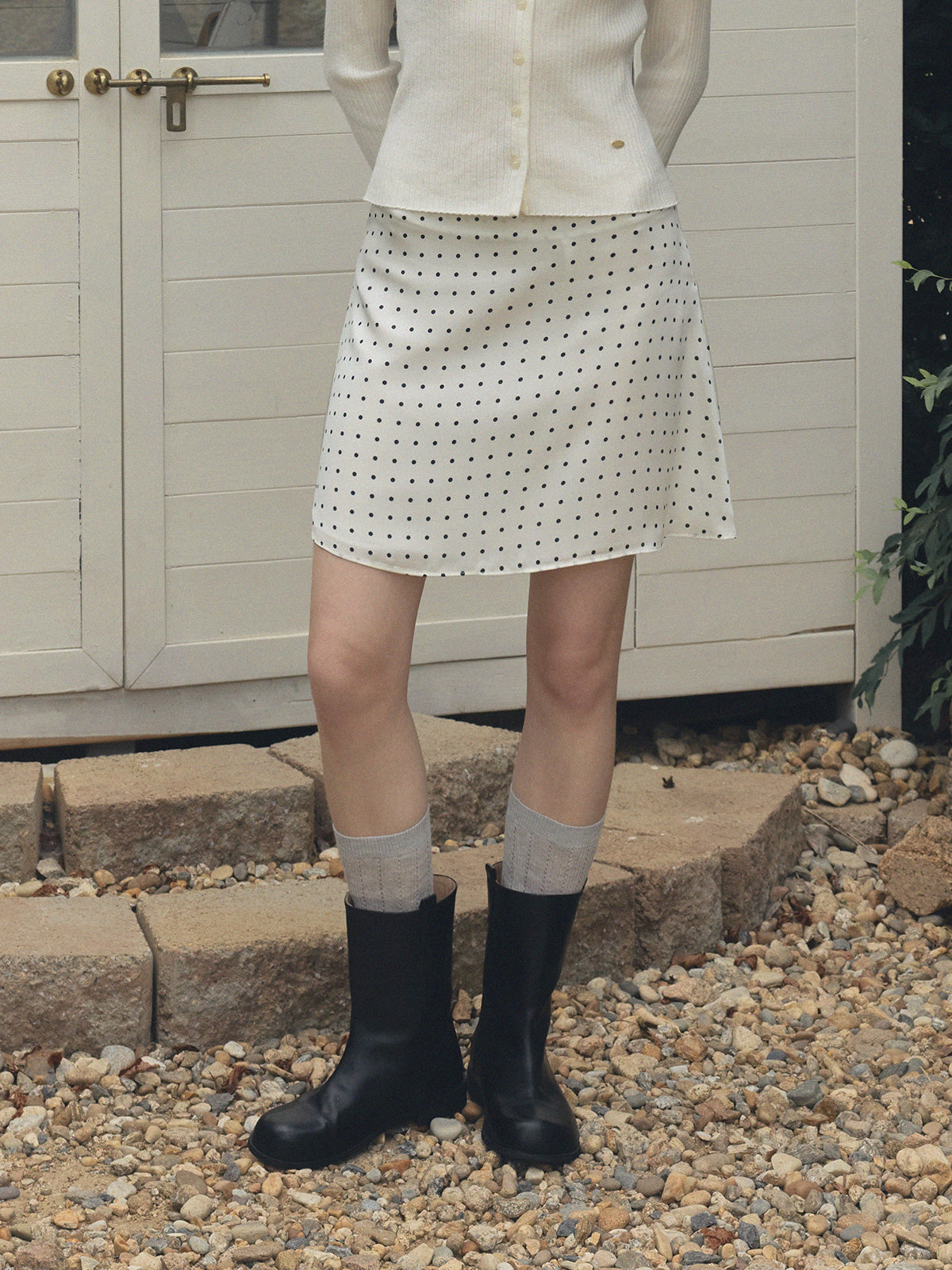 【TWEE】Enton Dot Mini Skirt