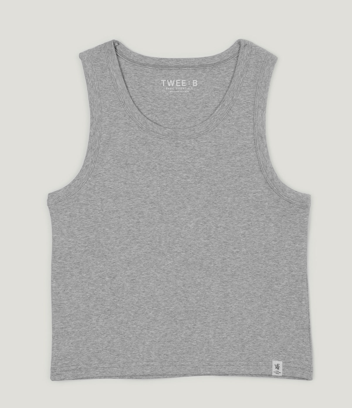 [TWEE] Pratt Basic U-Neck Crop Sleeveless