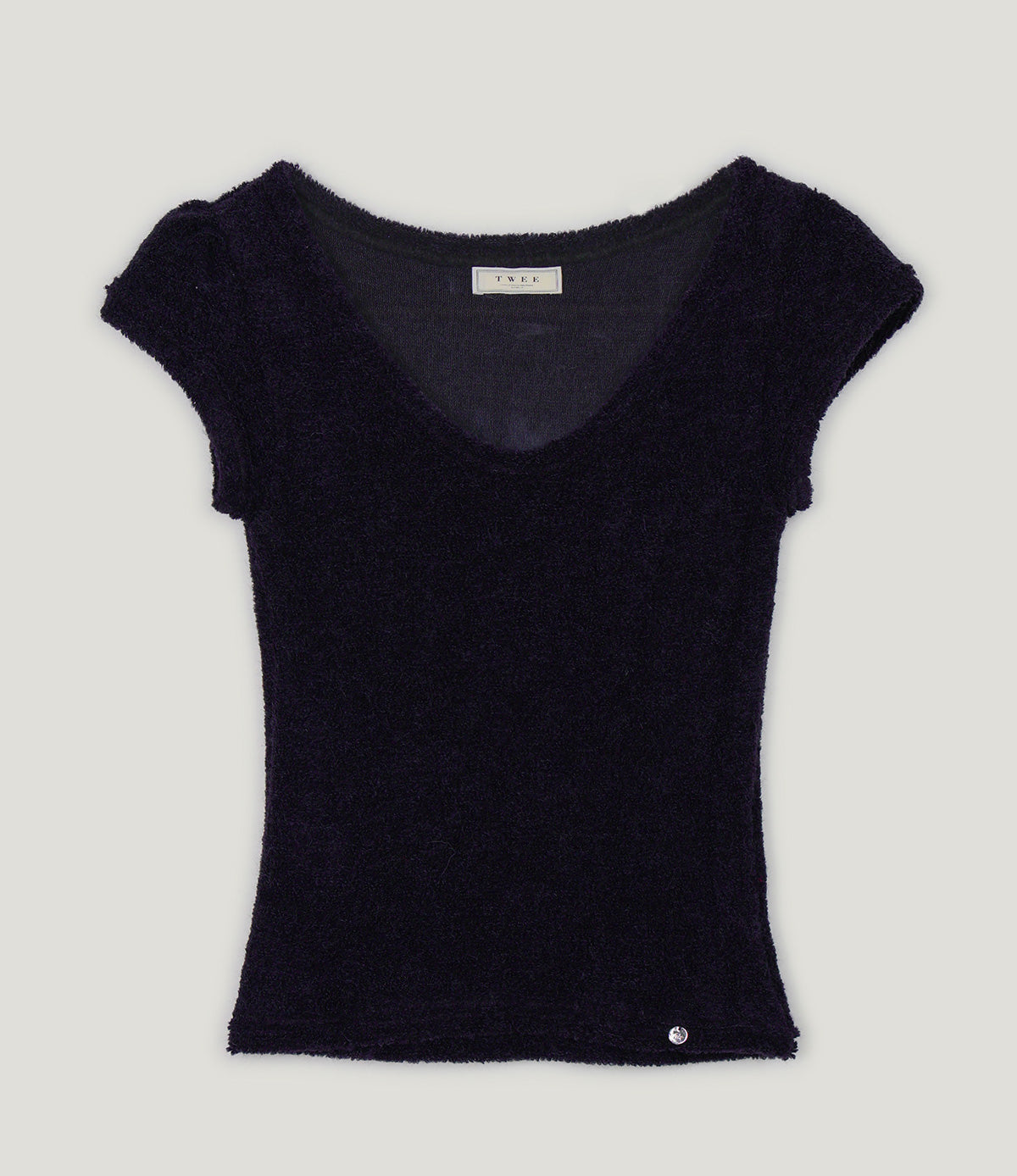 [TWEE]Moven Terry U-Neck Short-Sleeve T-Shirt