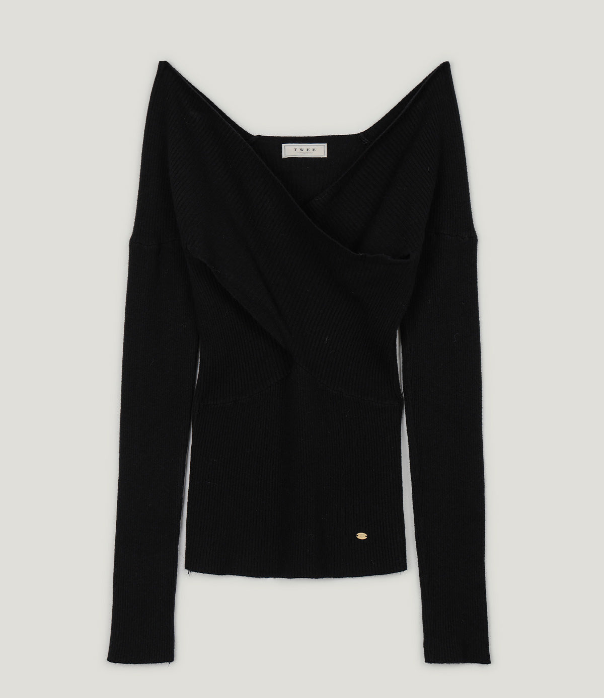 [TWEE]Seti Maglia Incrociata con Spalle Scoperte