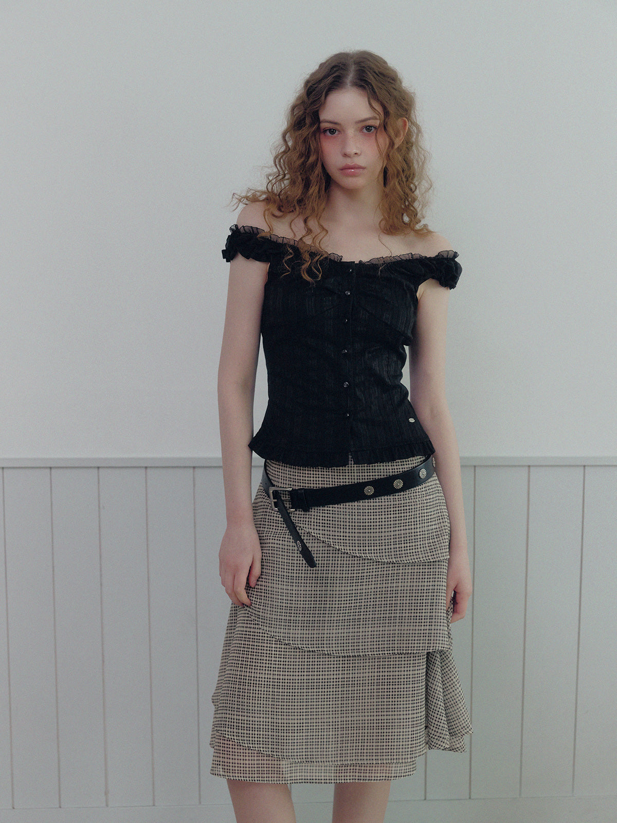 [TWEE] Untive 图案无袖衬衫