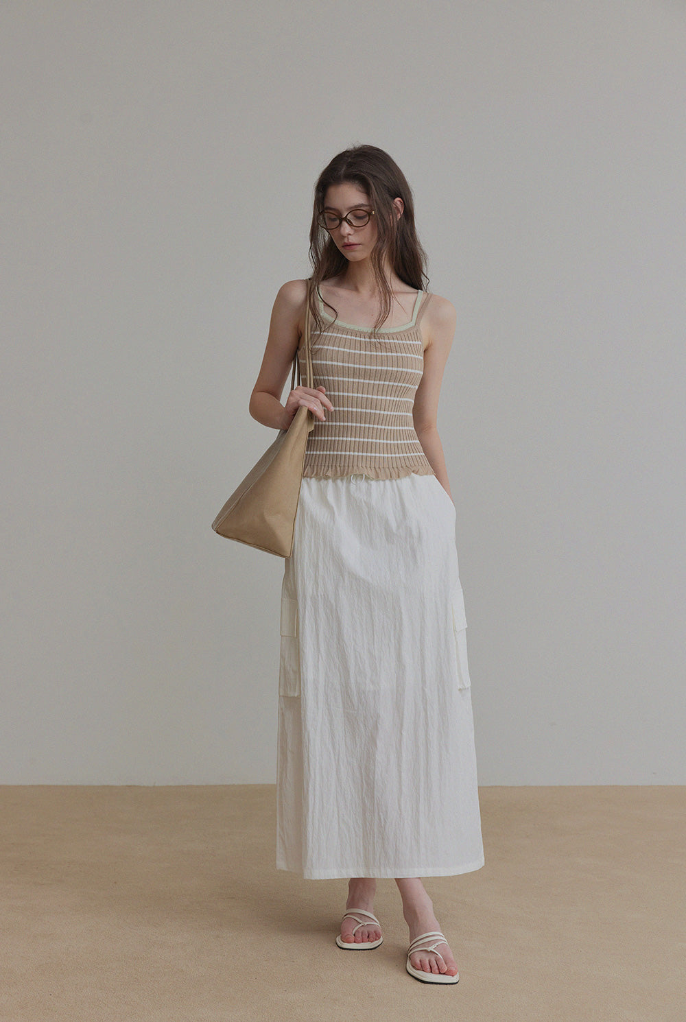 [TWEE] Zudel Stripe Strick Ärmellos
