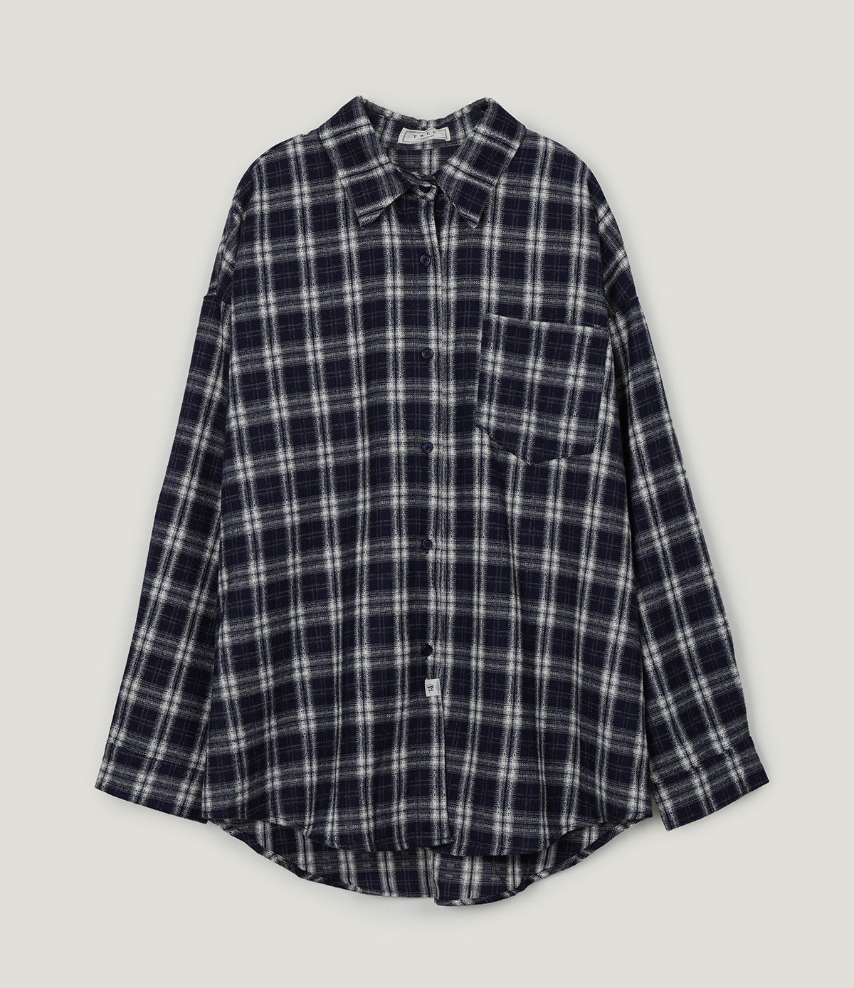 [TWEE] Riet Check Oversized Hemd