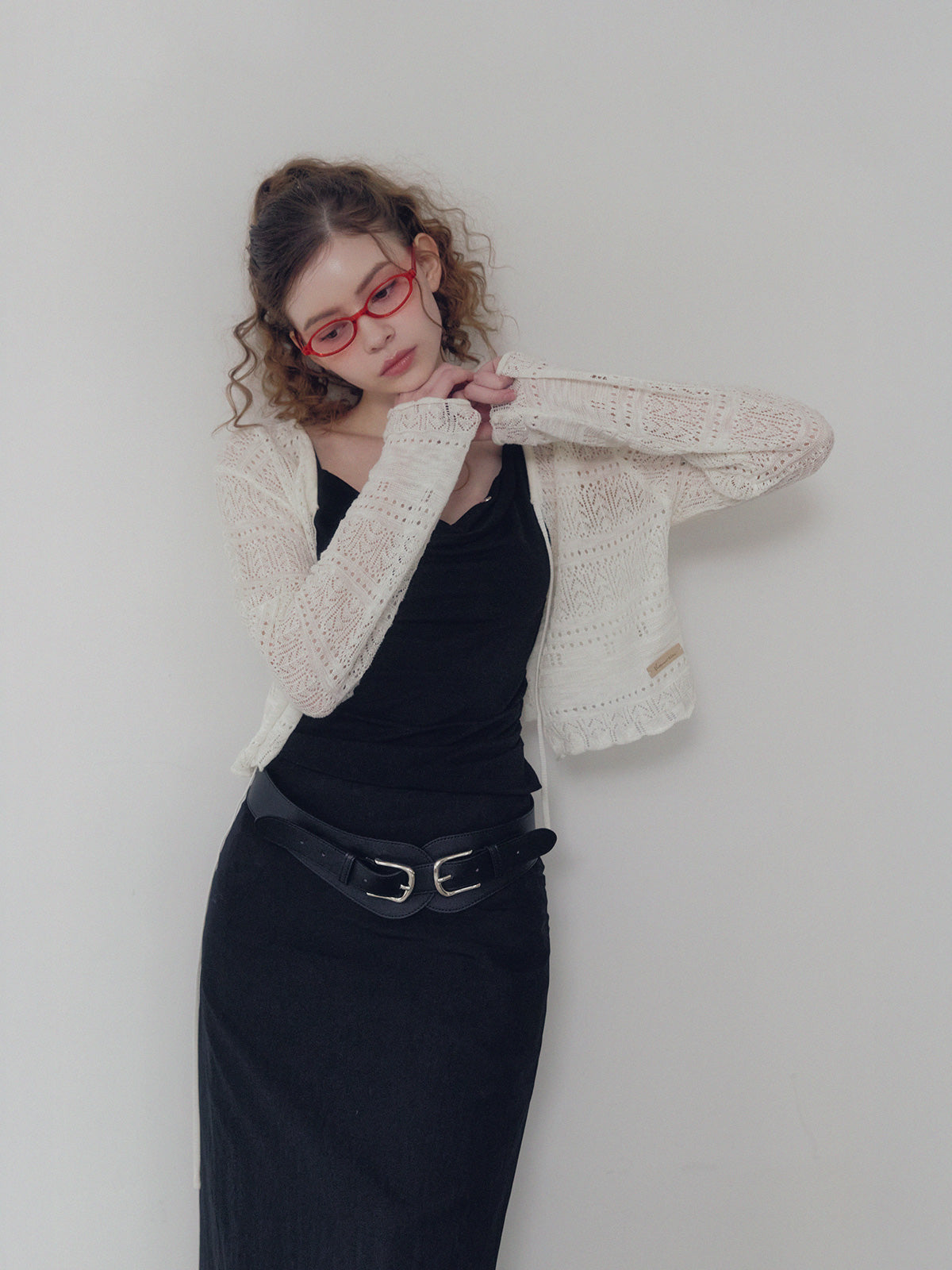 [TWEE] Buechen Punching Scasi Cardigan