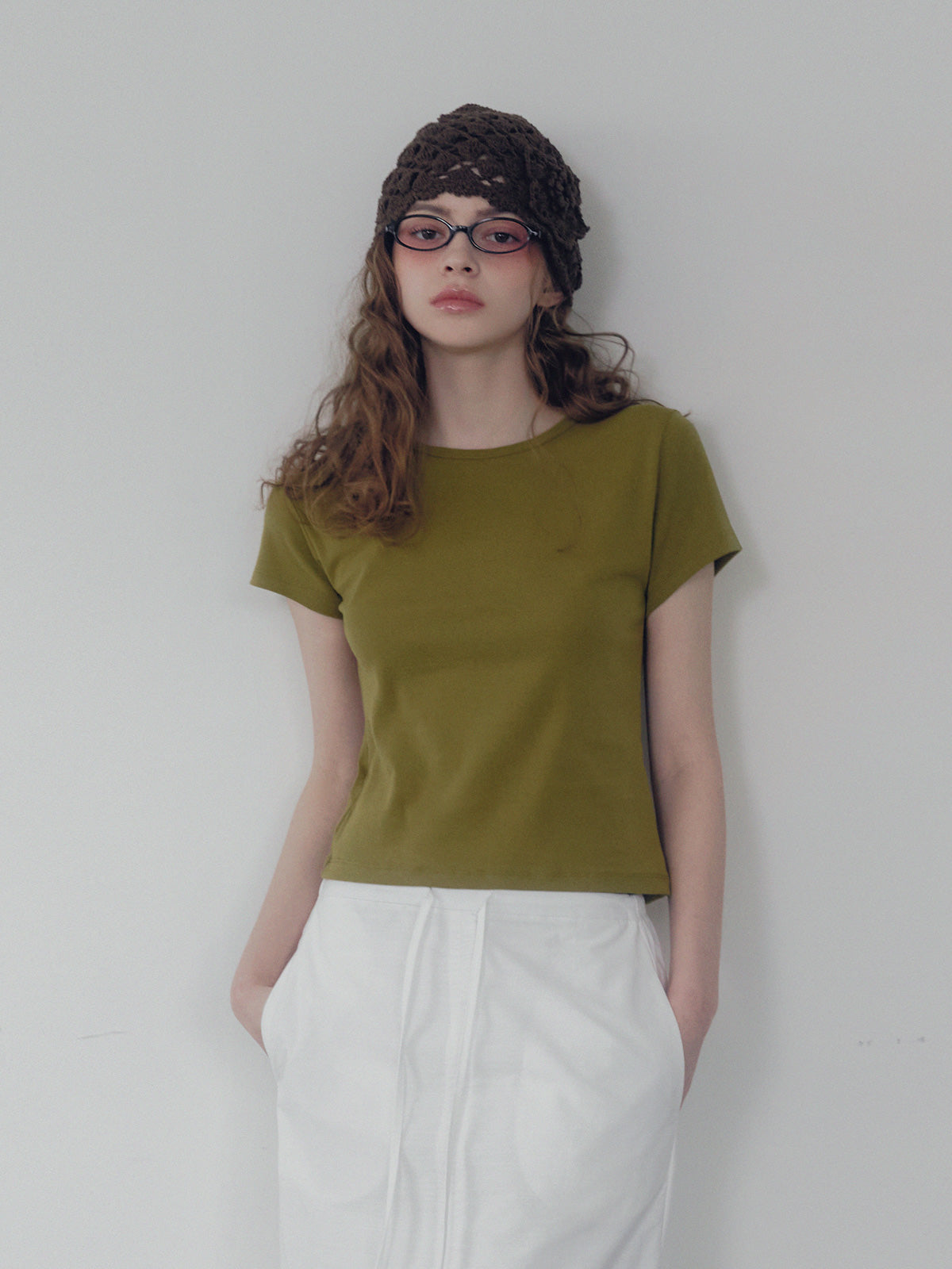 [TWEE] Pendal Stitch Slim T-Shirt