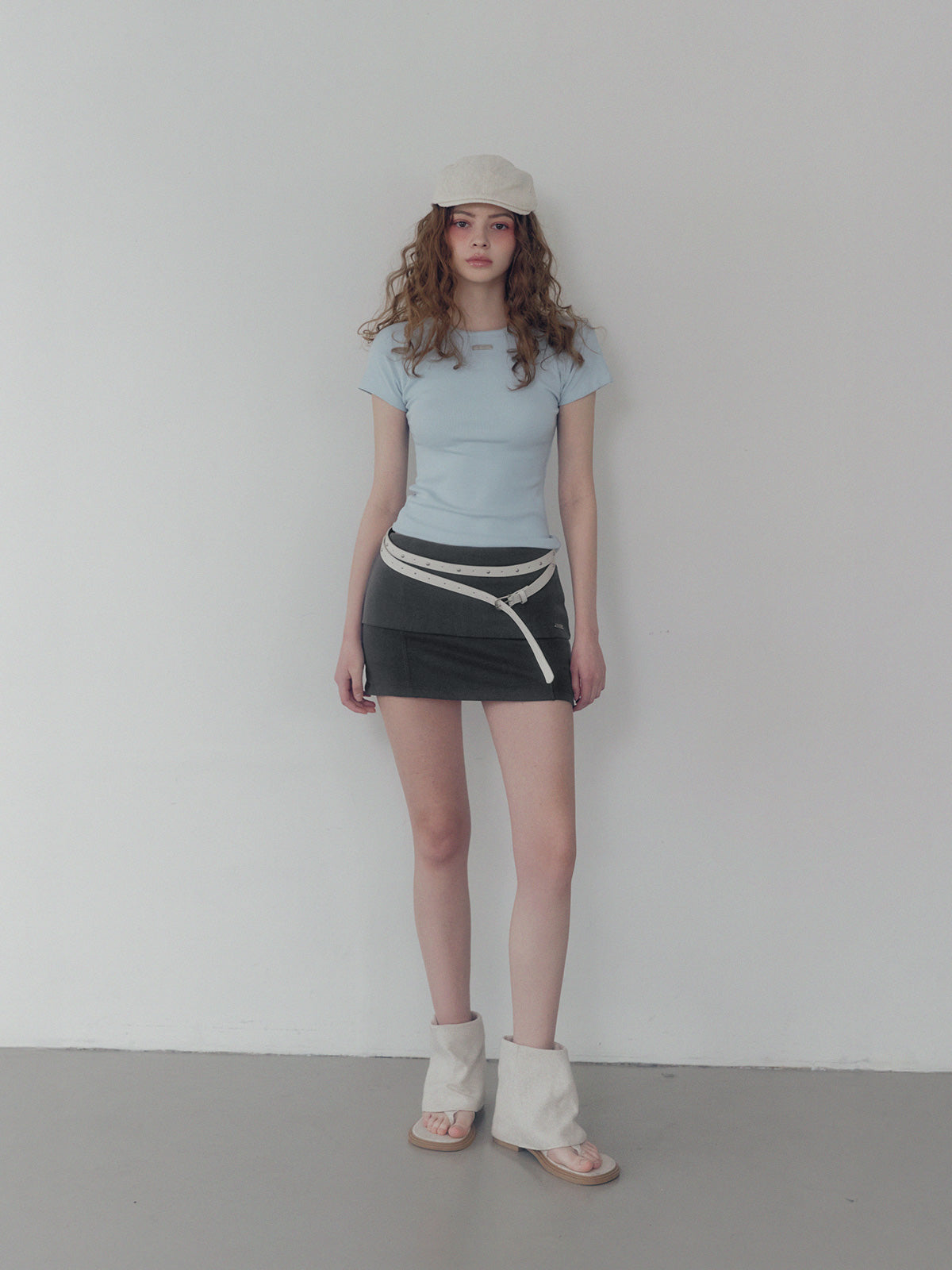 [TWEE] Nowell Panel Stitch Short-Sleeve T-Shirt