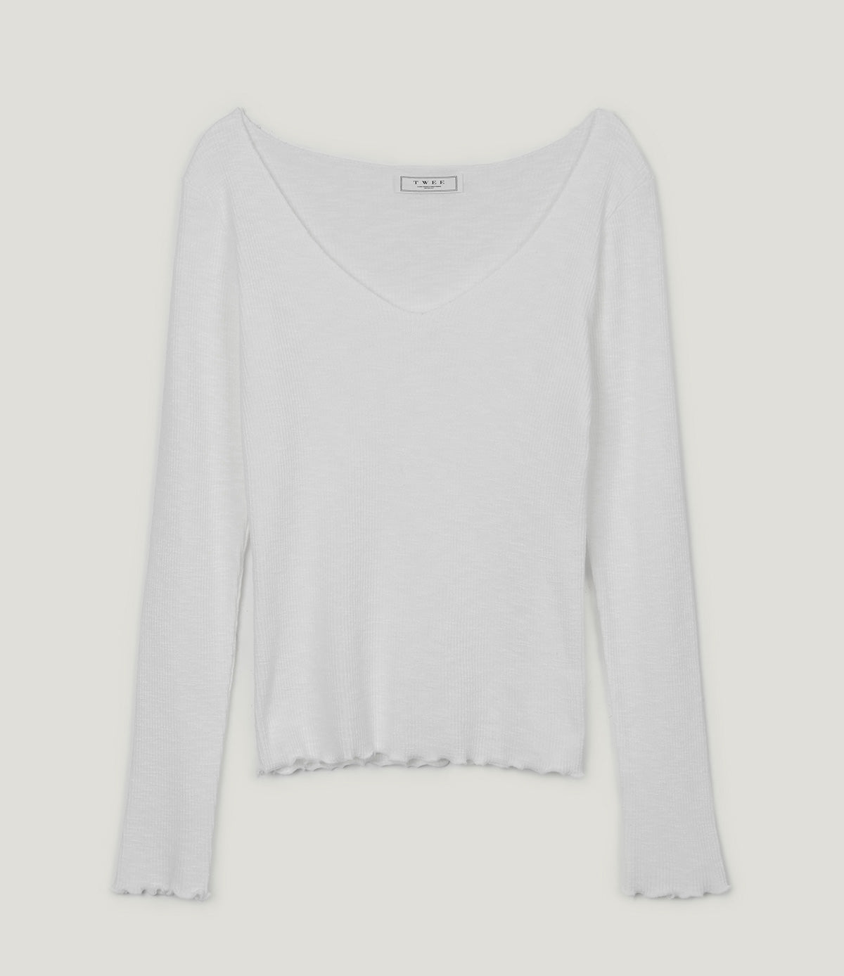 [TWEE] Corp Wave V领T恤