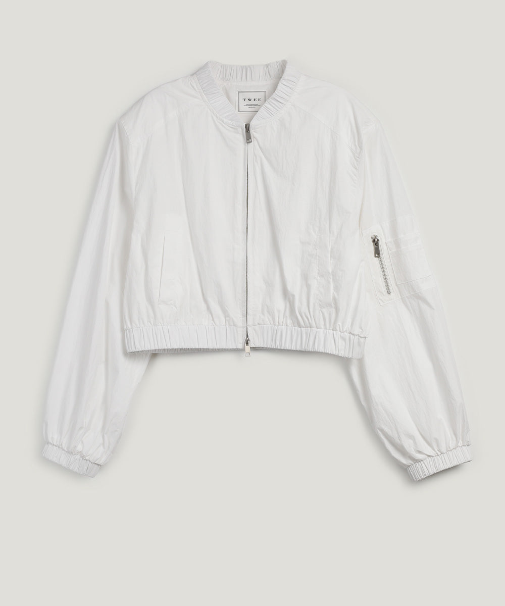 [TWEE] Teti crop blouson jumper