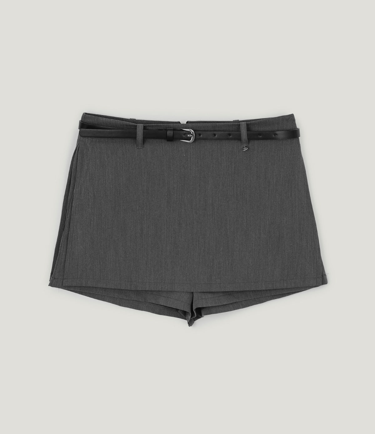 [TWEE] Recon basic mini skirt shorts (belt set)