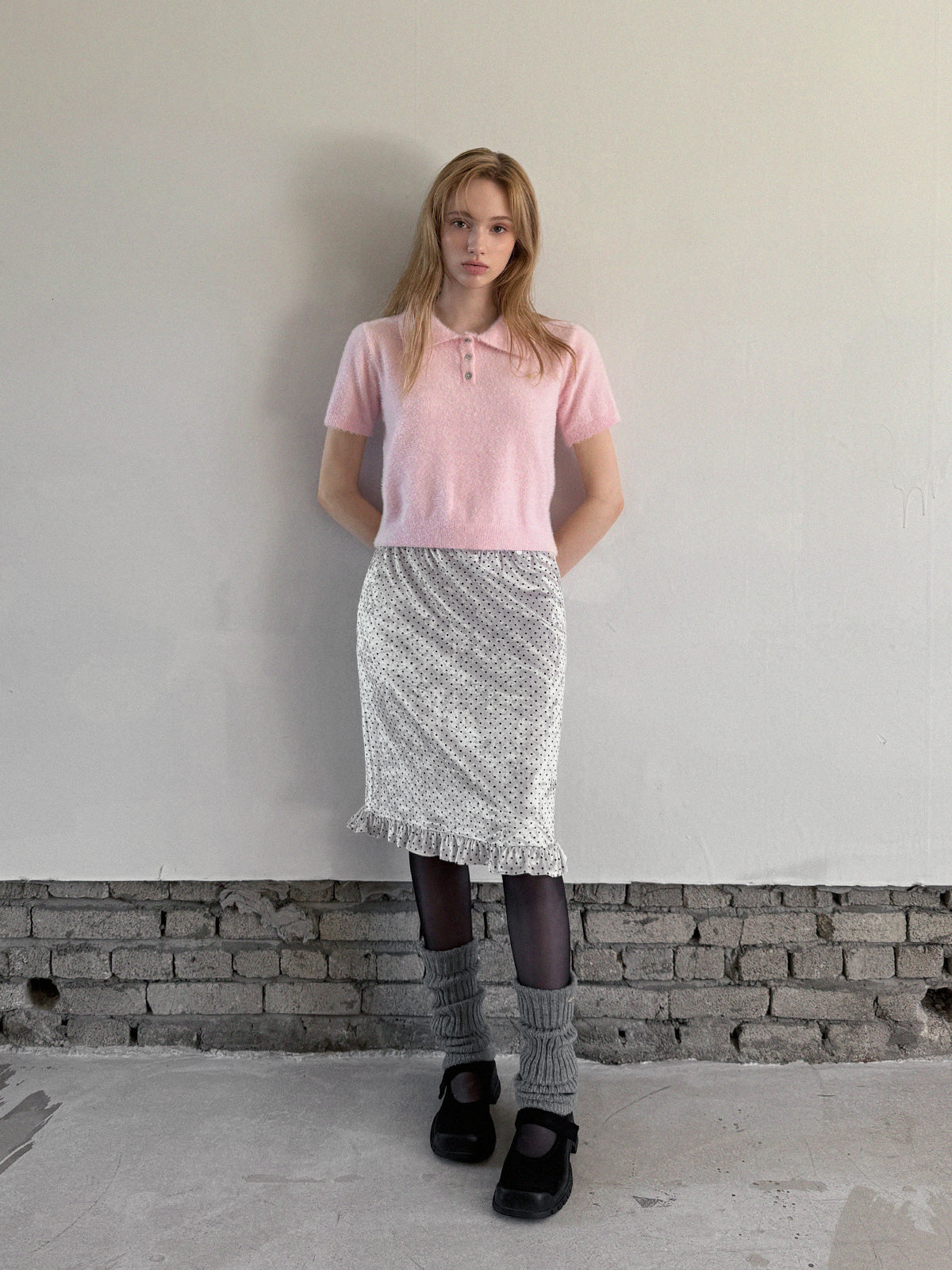 [TWEE] Ribel Soft Kragen Strickshirt