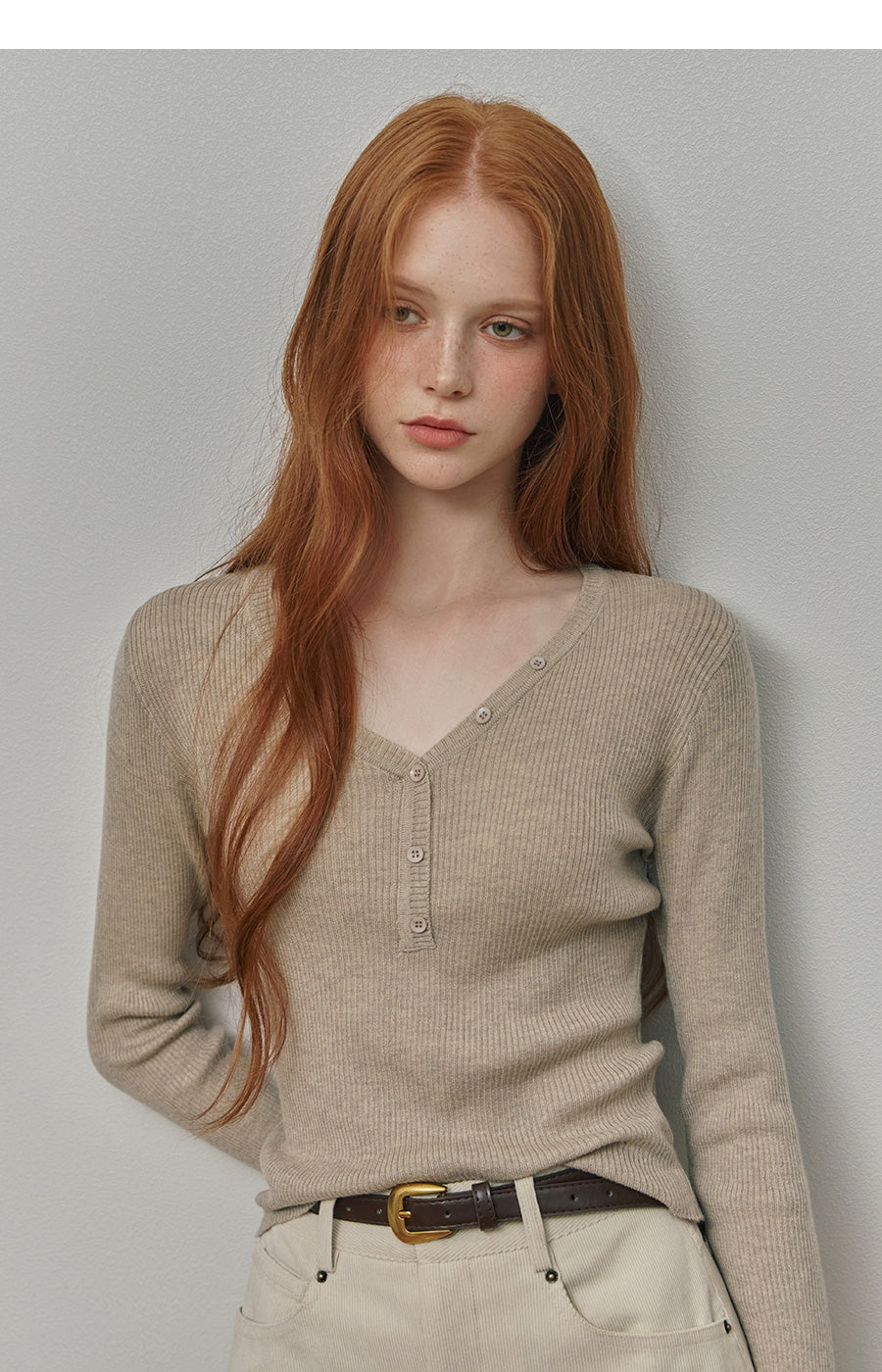 [TWEE] Gomez Button Knit