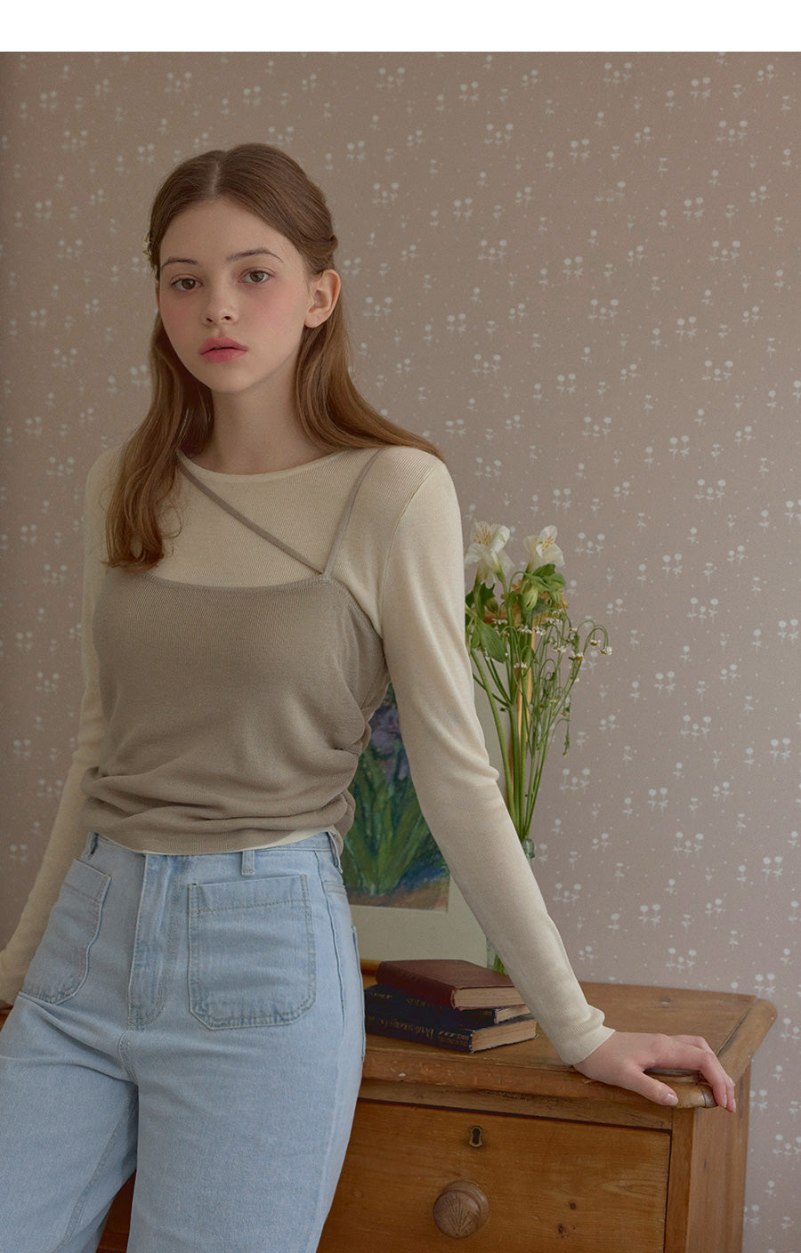 [TWEE] Heyju bustier knit