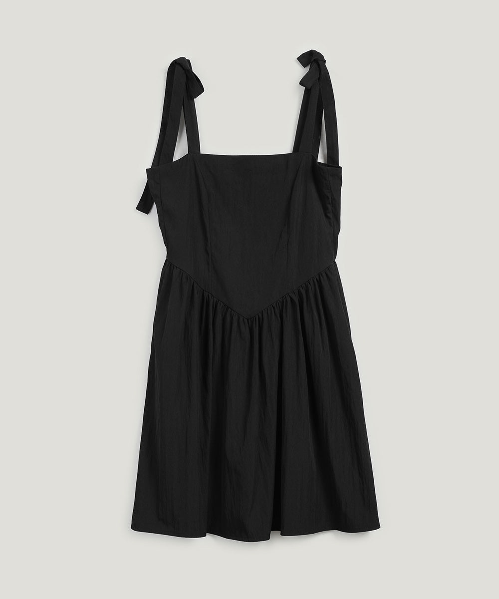 [TWEE] Robe Mini Évasée à Bretelles Tendy