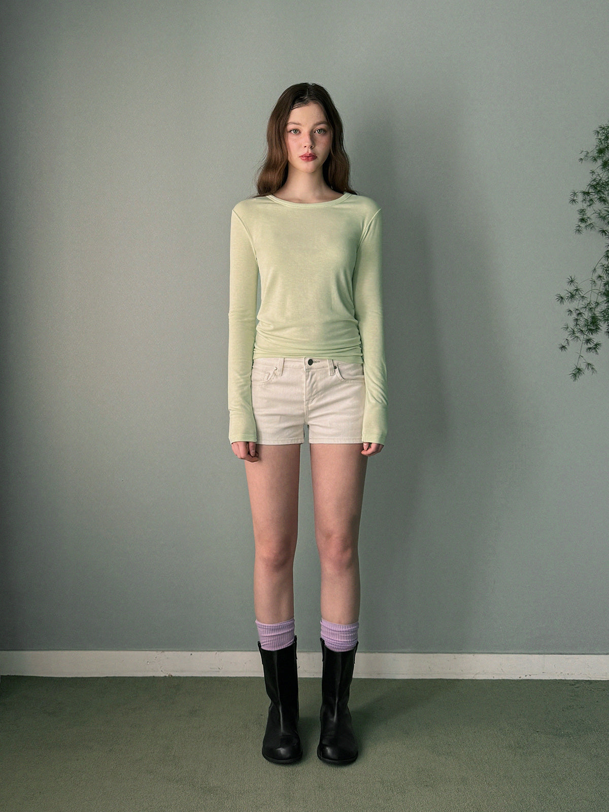 [TWEE] Tico Velour Short Pants