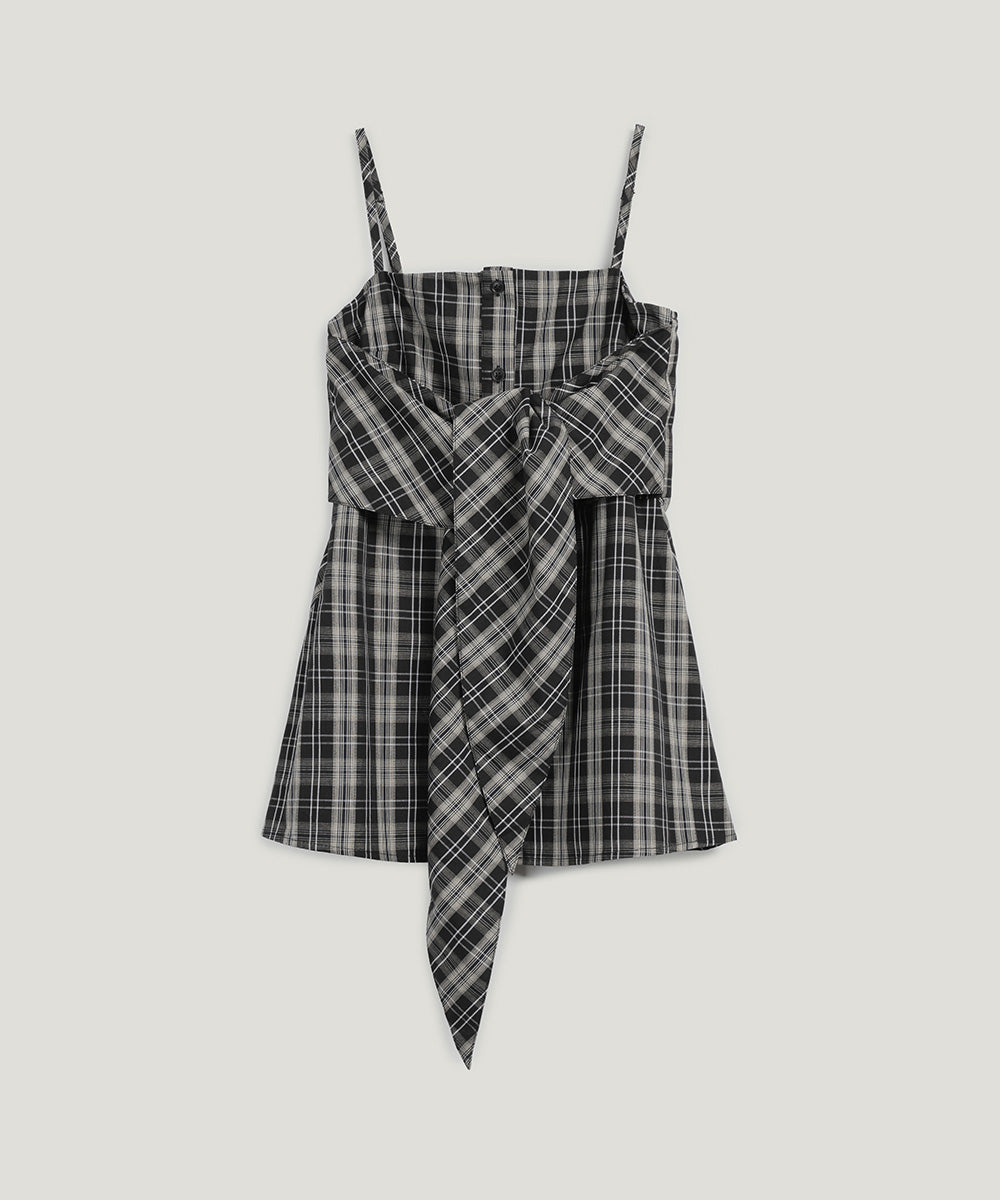 [TWEE] Robe Mini à Bretelles Nerdine Check