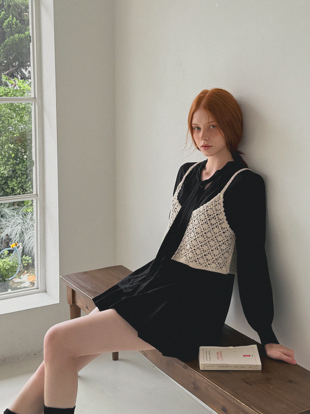 [TWEE] Neuden Tie Blouse