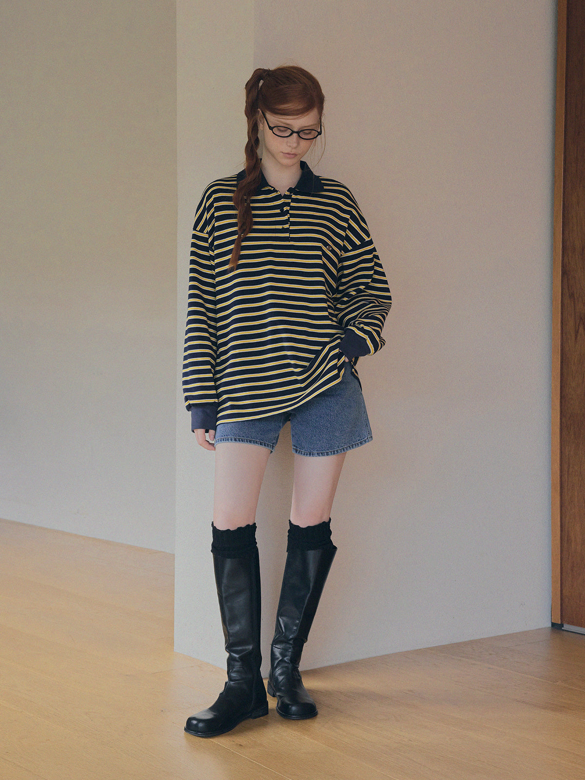 [TWEE] Moring Rugby Collar T-Shirt