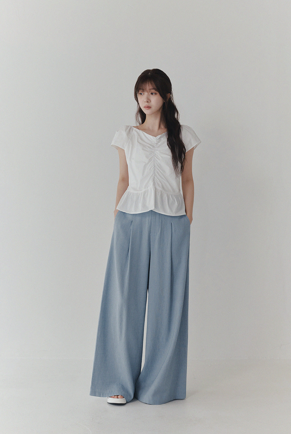 [TWEE] Blouse Ricoz à plis cousus