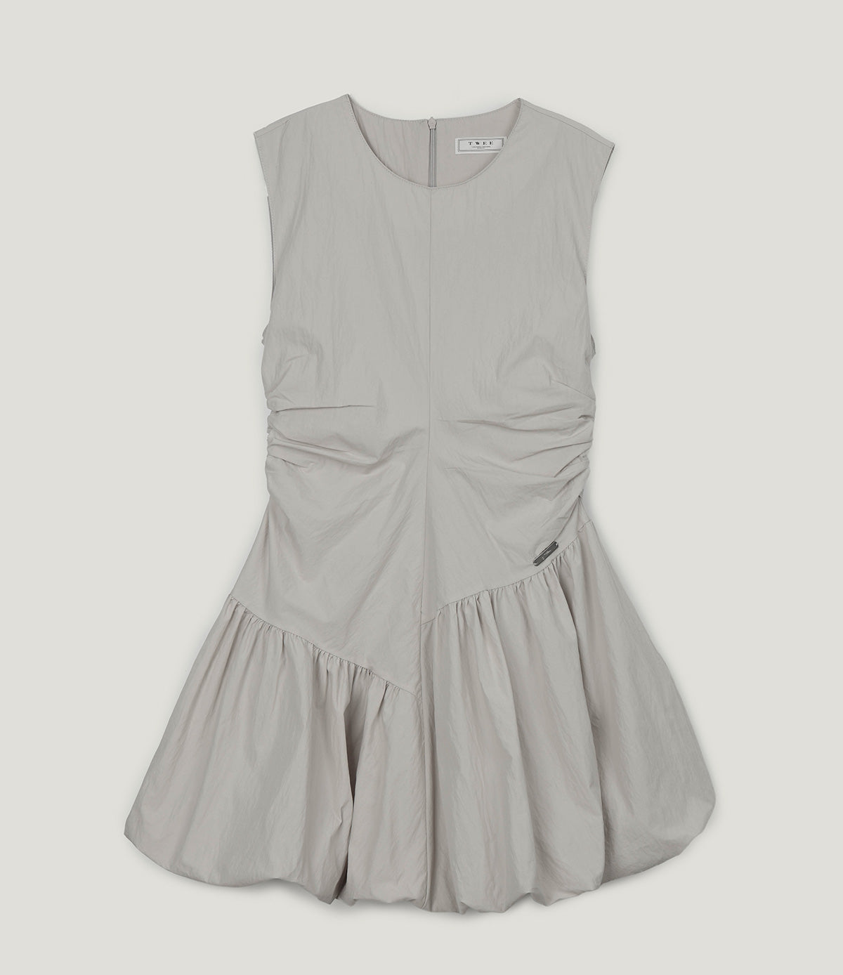 [TWEE] Benck Nylon Shirring Balloon Mini Dress