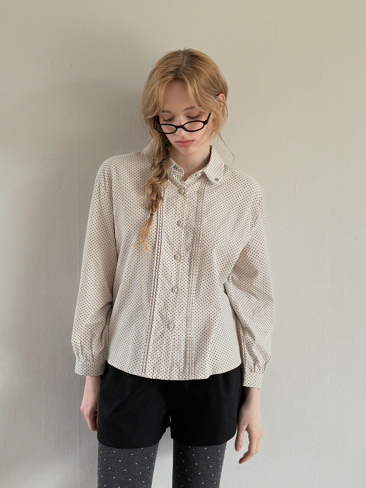 [TWEE] Blouse Linzl à plis pincés Dot