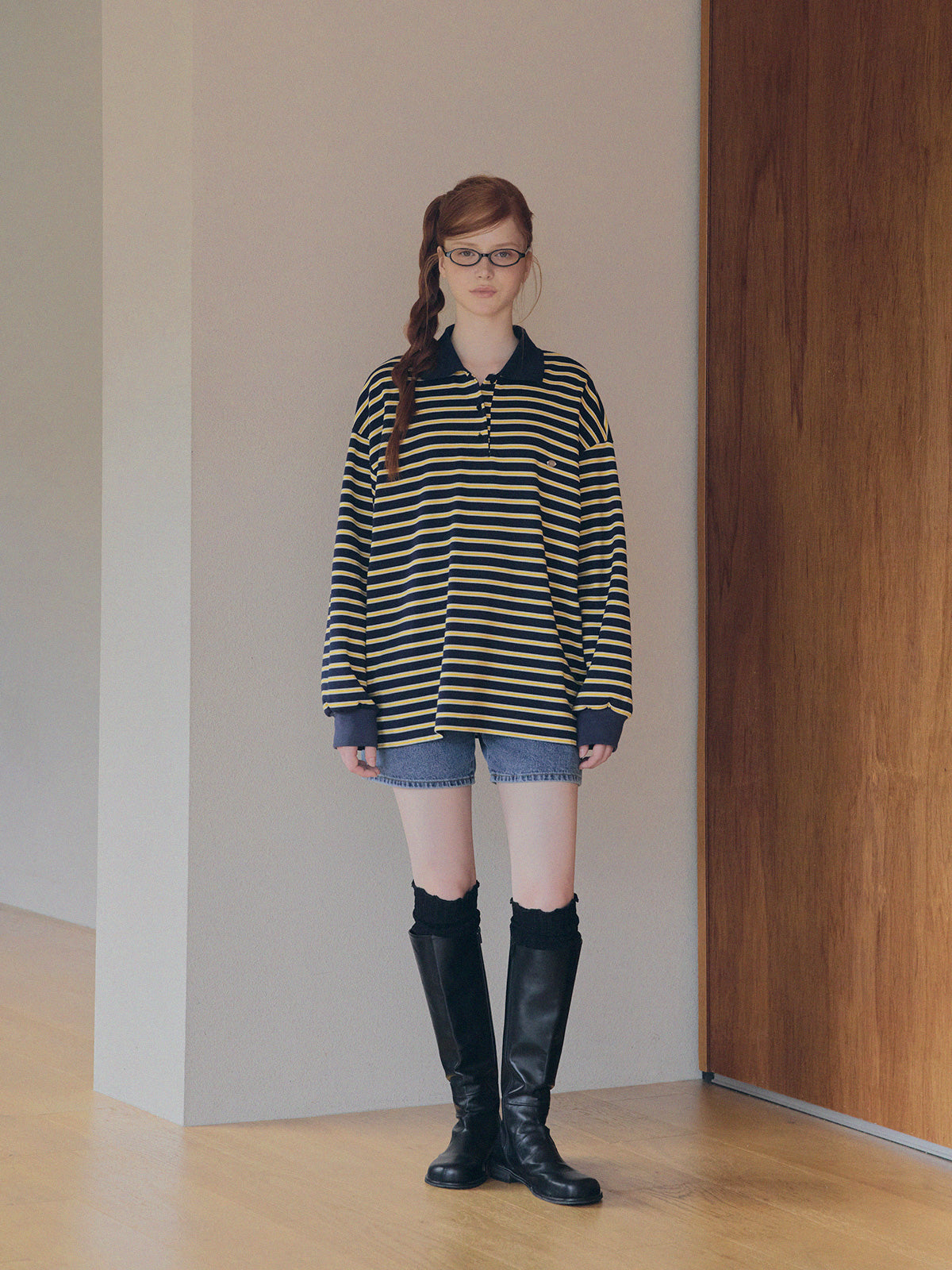 [TWEE] Moring Rugby Collar T-Shirt