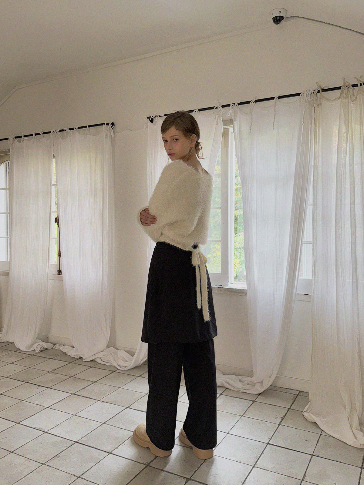 [TWEE] Áo Len Dệt Kim Dây Lưng Hollen