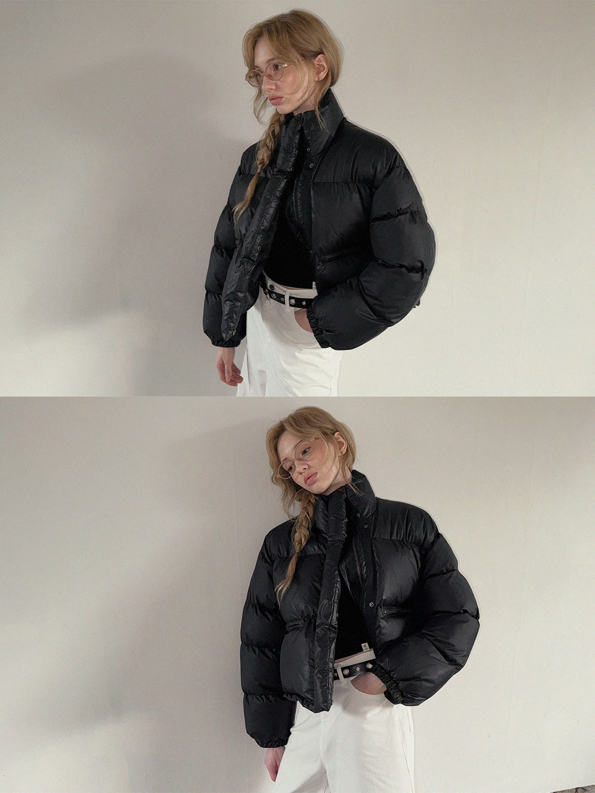 [TWEE] Maglione Corto Imbottito Basic Nitcon