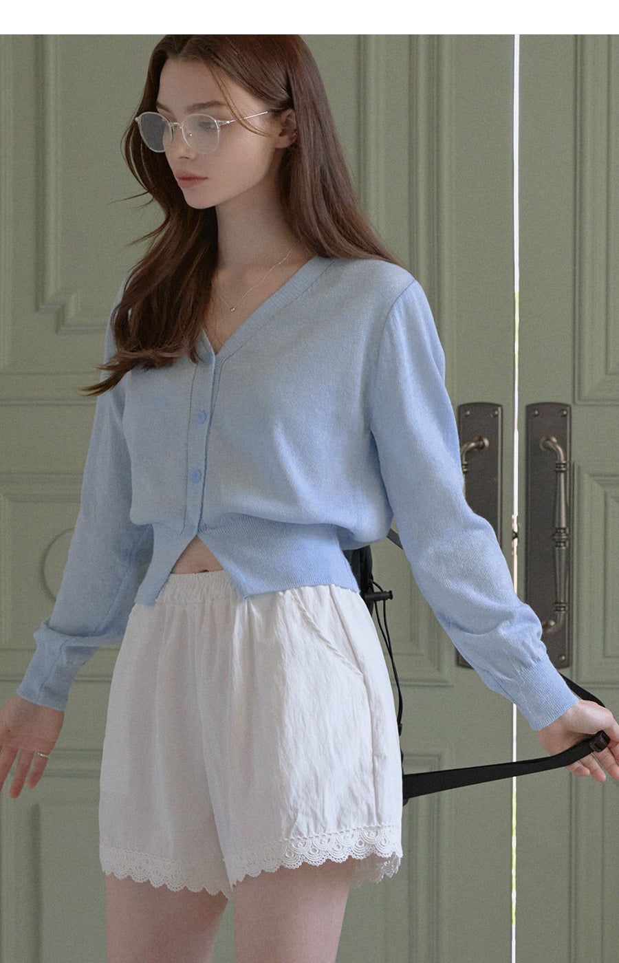 [TWEE] Evelyn V-Neck Cardigan