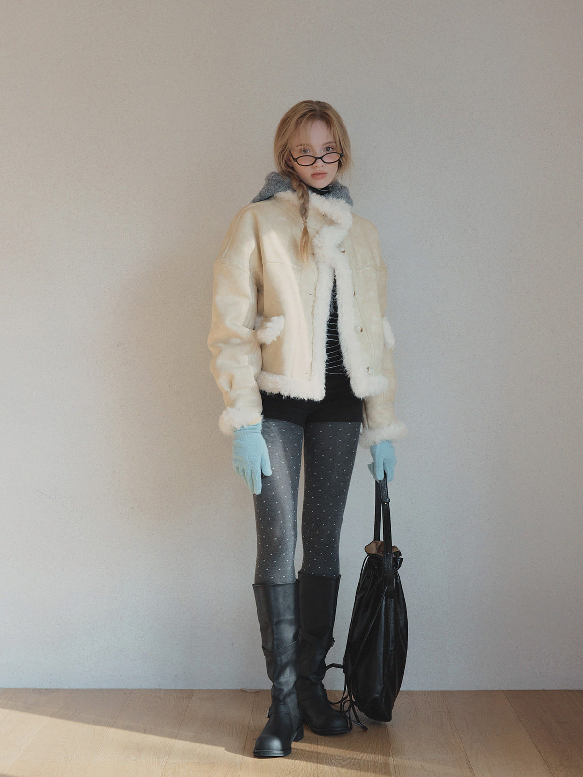 [TWEE] Oblin Color-Block Kunstwildleder Mustang