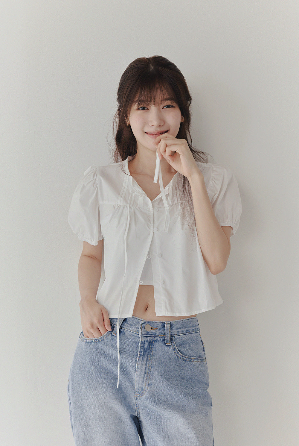 [TWEE] Blouse à boutons Peral Puff