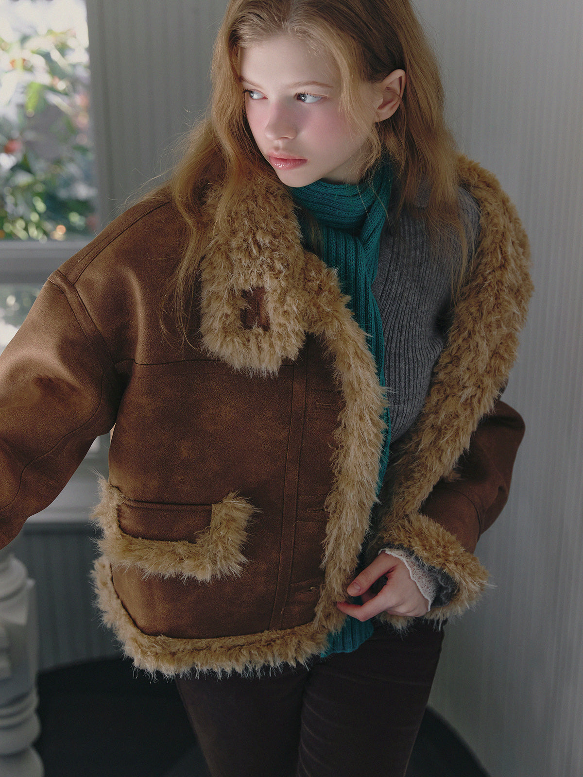 [TWEE] Oblin Color-Block Kunstwildleder Mustang