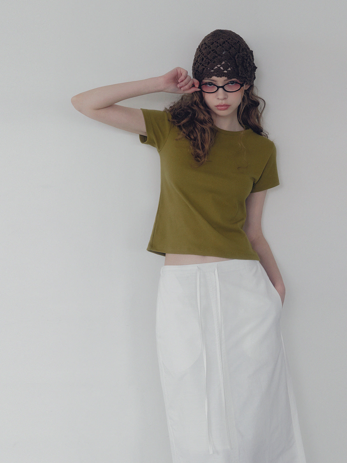 [TWEE] Pendal Stitch Slim T-Shirt