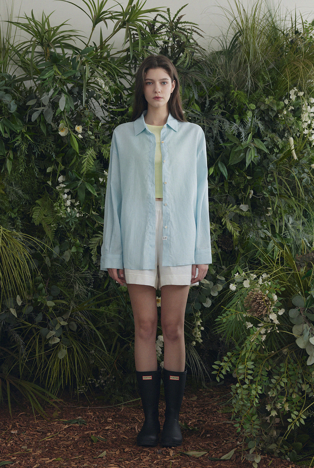 [TWEE] Emend Leinen Oversized Hemd