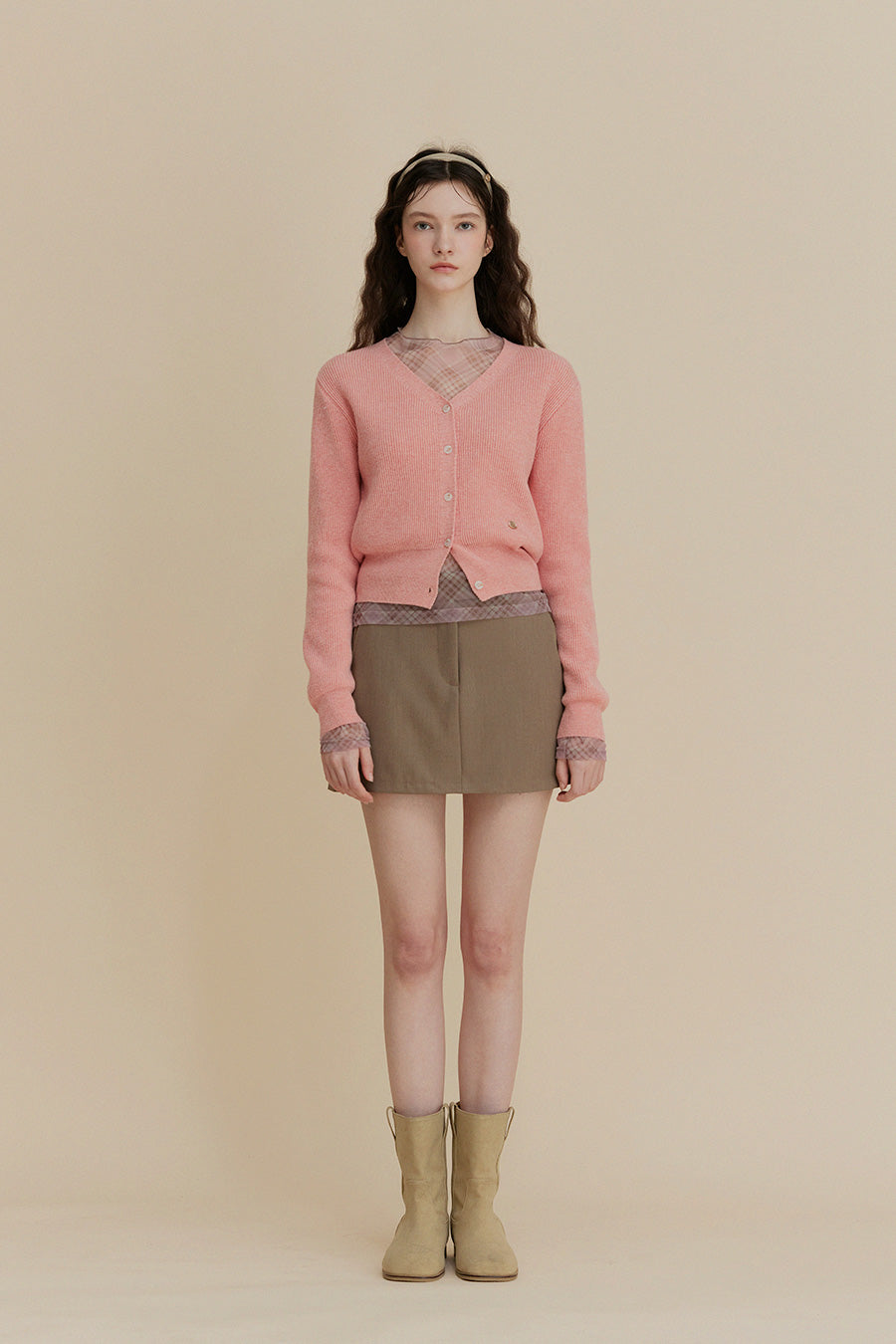 [TWEE] Áo Cardigan Cổ Chữ V Biểu Tượng Caprin